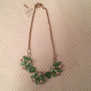 Green jcrew statement necklace